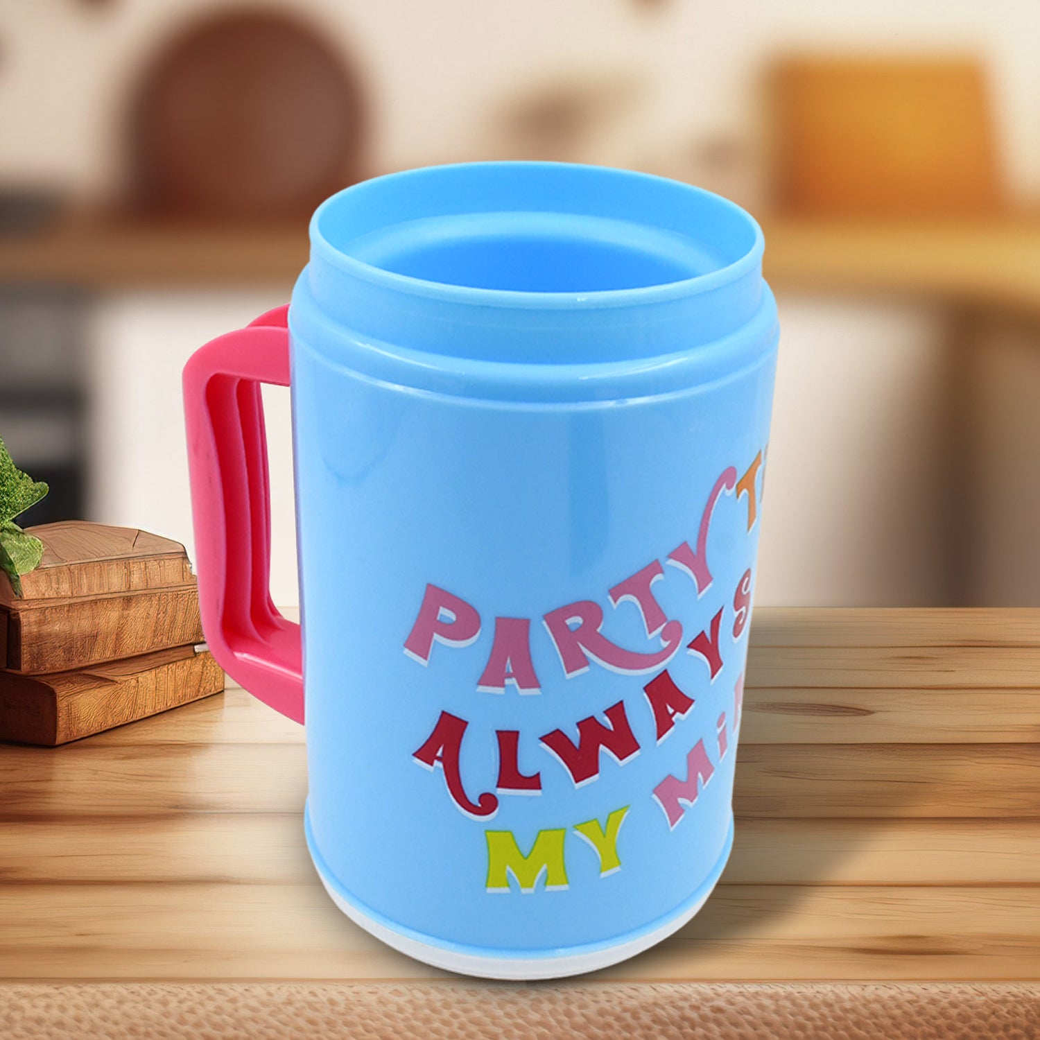 Insulated Mug With Lid Handle Flexible Straw With Cap (709 Ml) Insulated Mug With Lid Handle Flexible Straw With Cap (709 Ml)